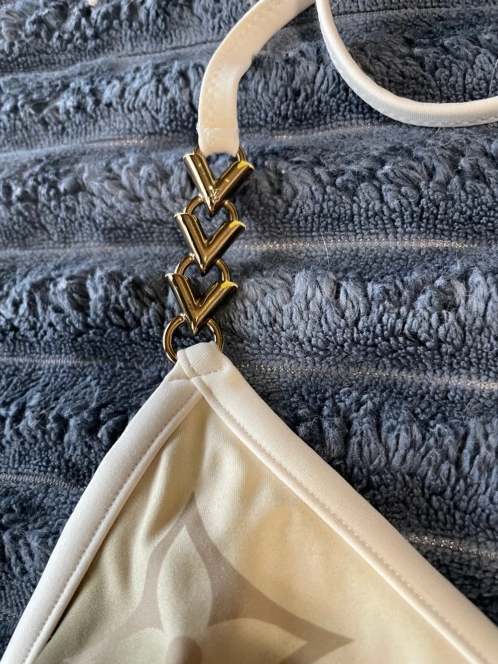 Authentic NWT Louis Vuitton Gradient Monogram Triangle Bikini Set Sz 40 US 8 - Picture 4 of 13